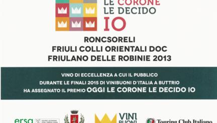 friulano 2013 di roncsoreli nelle corone le decido io guida vinibuoni d'italia 2016 